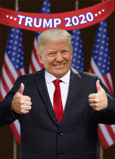 Trump 2020 Scary President Donald Trump Ecard Cover