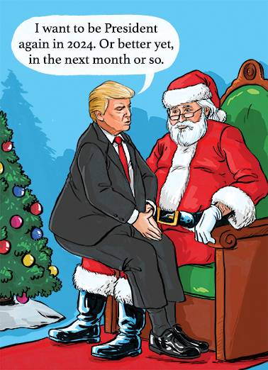 Trump 2024 Christmas Ecard Cover