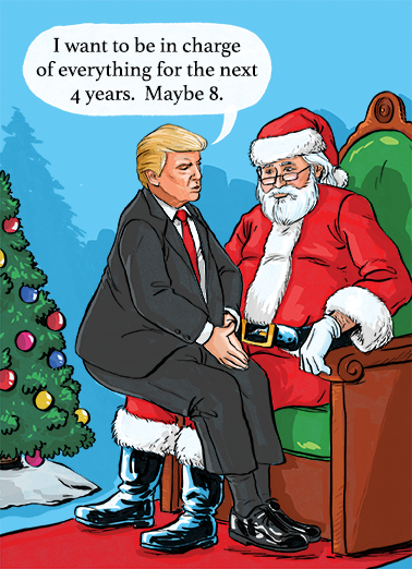 Trump 2024 Christmas Card Cover