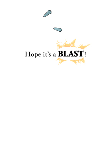 Trump Blast Birthday Ecard Inside