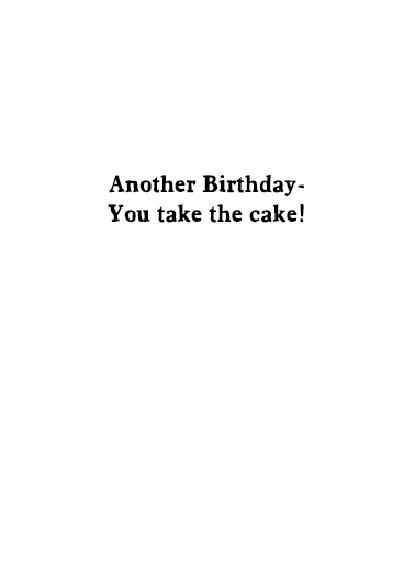 Trump Cake Birthday Ecard Inside