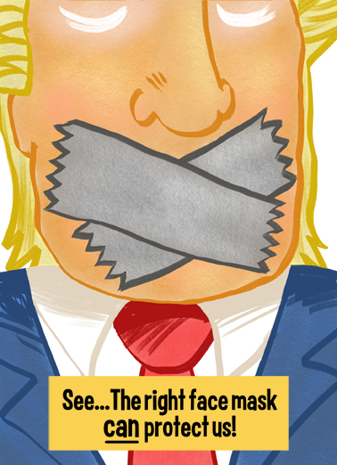 Trump Duct Tape  Card Cover