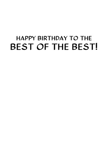 Trump Great Birthday Funny Political Card Inside