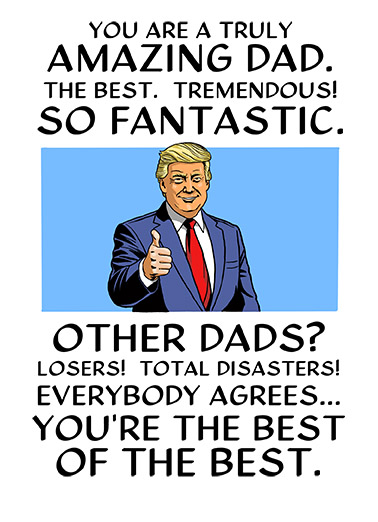 Trump Great FD President Donald Trump Ecard Cover