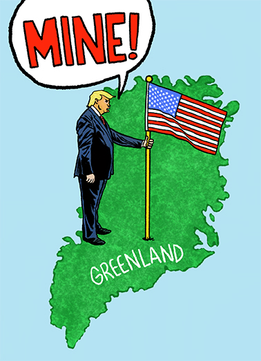 Trump Greenland Mine  Card Cover