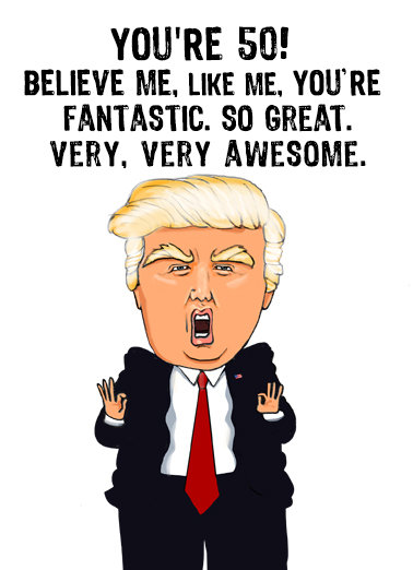 Trump Like Me 50  Ecard Cover