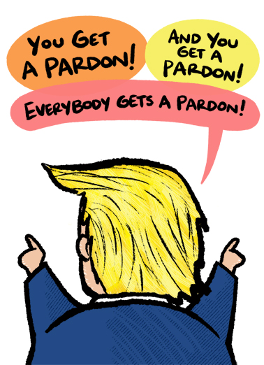 Trump Pardon  Ecard Cover