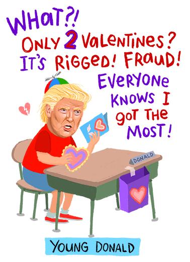 Trump Rigged VAL Valentine's Day Ecard Cover