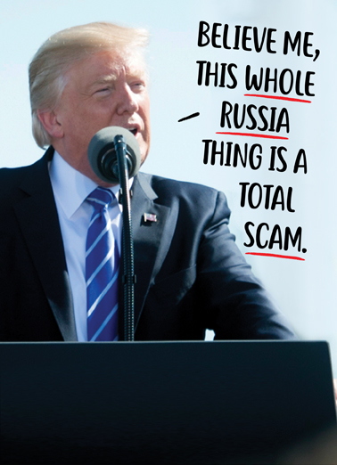 Trump Scam  Card Cover