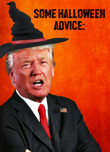 Trump Witch Hunt Halloween Ecard Cover