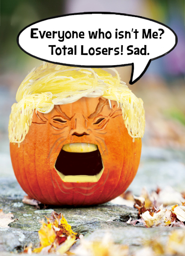 Trumpkin Halloween Ecard Cover