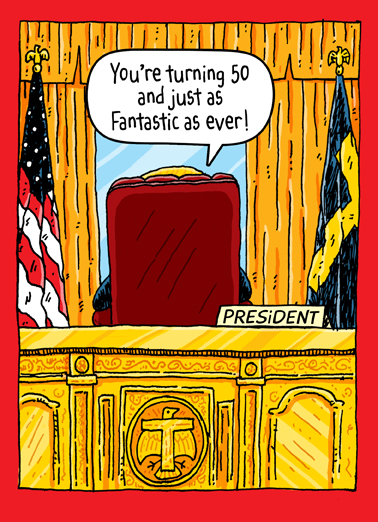 Tump Oval Office 50  Ecard Cover