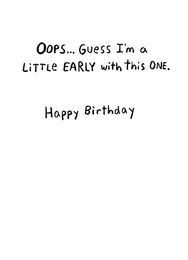 Turning 100  Ecard Inside