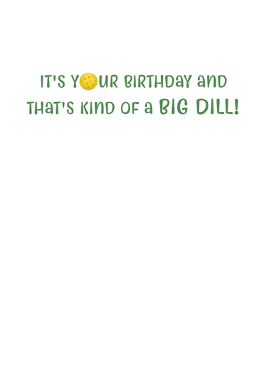 Two Pairs Pickleball Birthday Ecard Inside