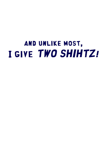 Two Shihtz  Card Inside