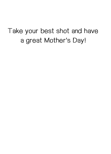 Two Shots for Mom Drinking Card Inside