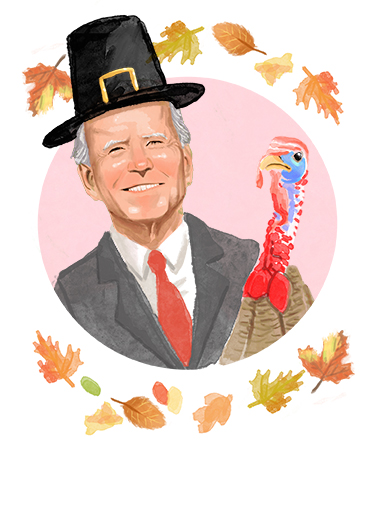 Two Turkeys Thanksgiving Ecard Cover