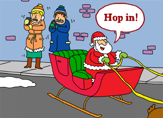 Ubrrr Christmas Ecard Cover