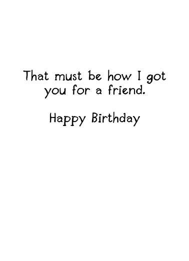 Unexpected Surprises Fabulous Friends Ecard Inside