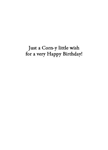 Uni-Corns Humorous Card Inside