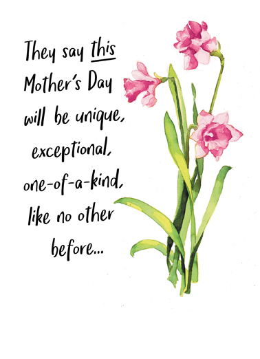 Unique Mom Flowers Card Cover