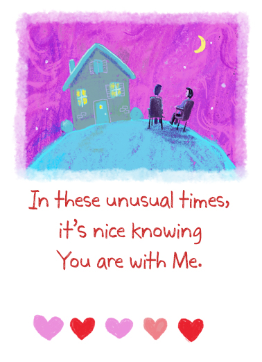 Unusual Valentine Times  Ecard Cover