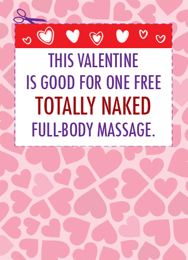VAL Coupon Valentine's Day Card Cover