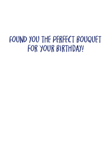 Vaccine Bouquet Birthday Card Inside