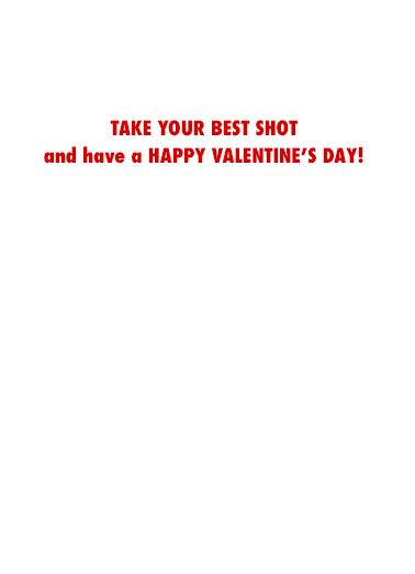 Vaccine in Arm Valentine's Day Card Inside