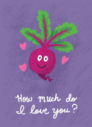 Val Beet Valentine's Day Card Cover