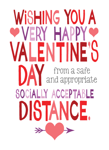 Val Distance Lettering Ecard Cover