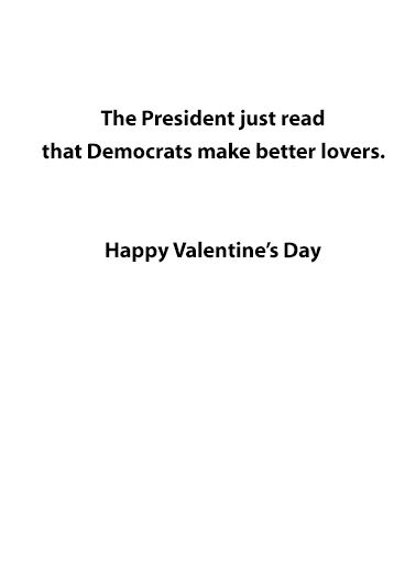 Val Fake News Valentine's Day Card Inside