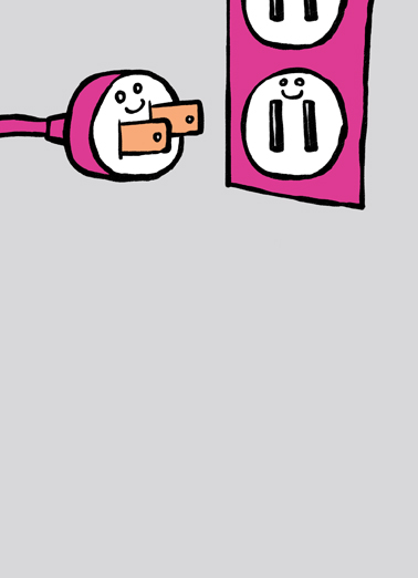 Val Plugs For Husband Ecard Cover