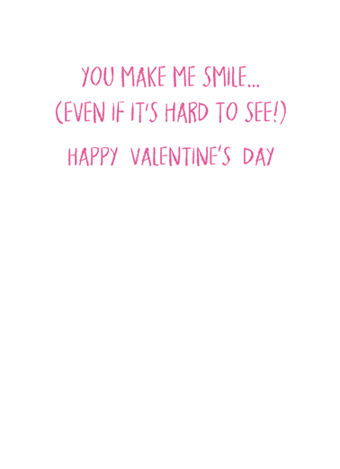 Val Smiley Mask Sweet Card Inside