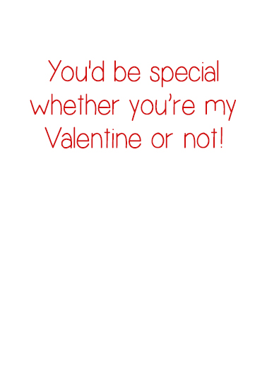 Val So Special Valentine's Day Card Inside