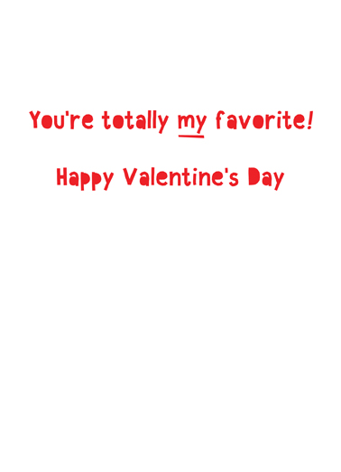 Valentine Favorite Lee Ecard Inside