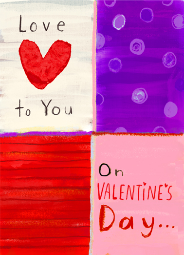 Valentine Love to You Valentine's Day Ecard Cover