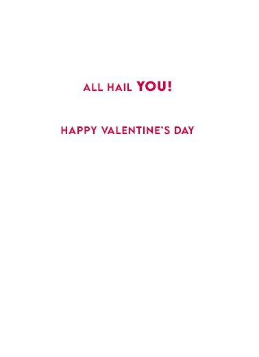 Valentine Myth Valentine's Day Card Inside