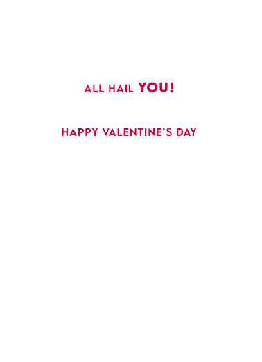 Valentine Myth  Card Inside