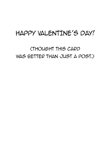 Valentine Post Dogs Ecard Inside