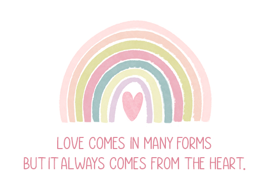 Valentine Rainbow Tim Ecard Cover