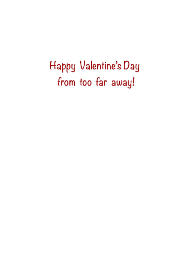 Valentine Safe Distance For Her Card Inside