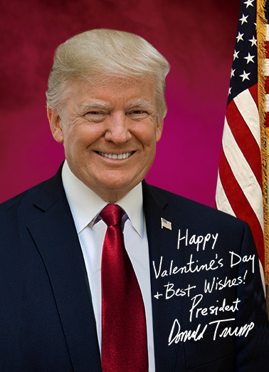 Valentine Signature Funny Political Ecard Cover