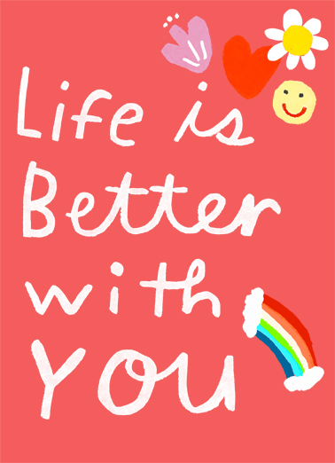 Valentine is Better Valentine's Day Ecard Cover