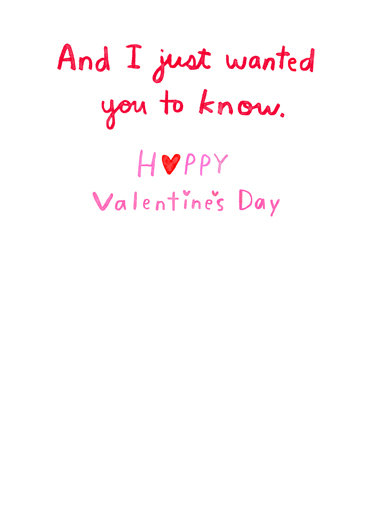 Valentine is Better Valentine's Day Ecard Inside
