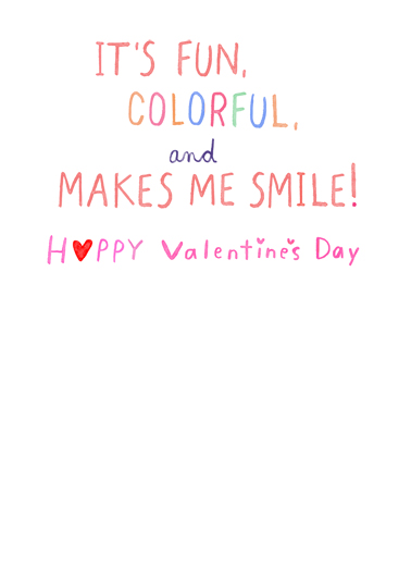 Valentine is So You Valentine's Day Ecard Inside