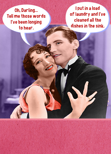 Valentines Fantasies Humorous Card Cover