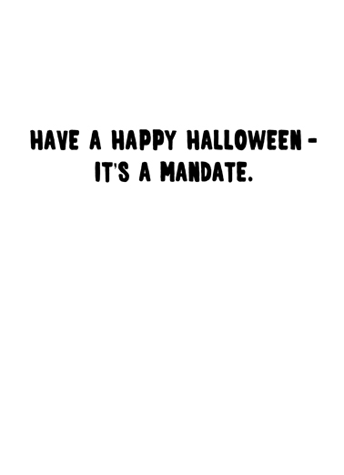 Vampire Mask Mandate Halloween Ecard Inside