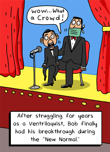 Ventriloquist New Normal Ecard Cover