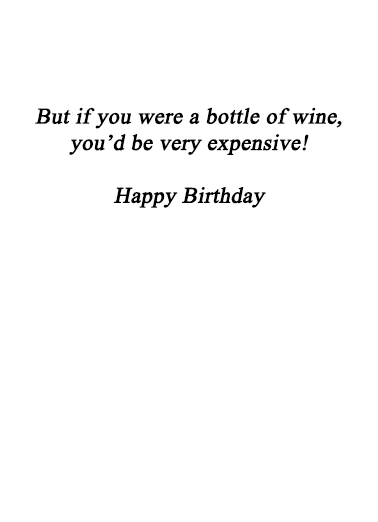 Very Expensive Birthday Ecard Inside
